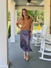 Load image into Gallery viewer, WILD ABOUT YOU SKIRT - BLUE