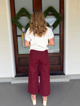 Load image into Gallery viewer, MADE FOR YOU PANTS - BURGUNDY