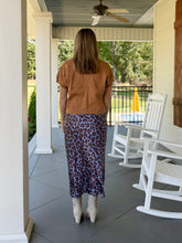 Load image into Gallery viewer, WILD ABOUT YOU SKIRT - BLUE