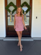 Load image into Gallery viewer, TELL ME MORE ROMPER - RED/WHITE
