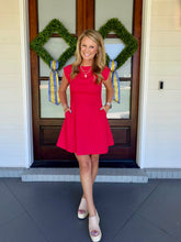 Load image into Gallery viewer, SEAMINGLY GOOD TIME DRESS - RED