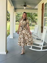 Load image into Gallery viewer, THINKING OF YOU DRESS - BROWN MIX
