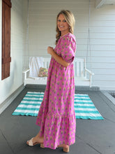 Load image into Gallery viewer, GOOD AS GONE DRESS - MAGENTA
