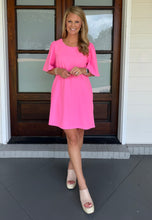 Load image into Gallery viewer, SEE ME NOW DRESS - NEON PINK
