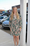 BETTER OFF NOW DRESS - GREEN MUL