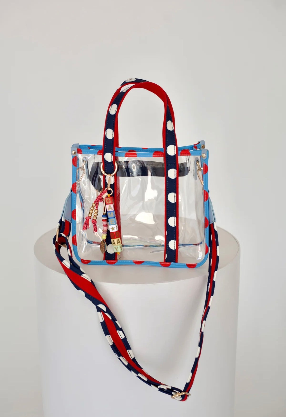 Poppy & Pine Clear Stadium Bag