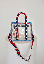 Load image into Gallery viewer, Poppy &amp; Pine Clear Stadium Bag
