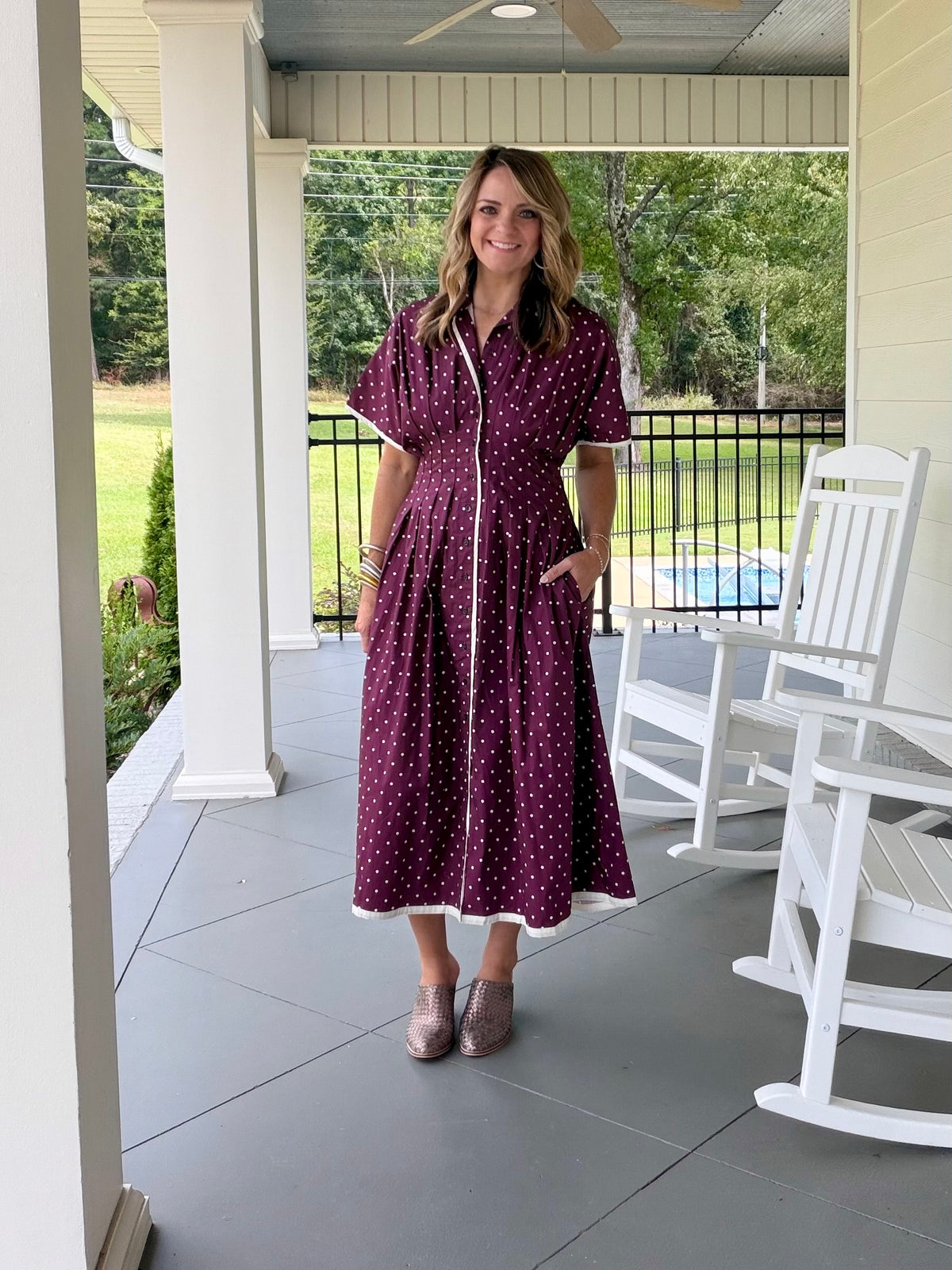 WHAT YOU KNOW DRESS - PLUM