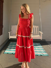 Load image into Gallery viewer, TOP OF THE LINE DRESS - TOMATO
