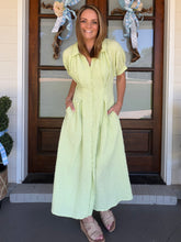 Load image into Gallery viewer, GIVING JOY DRESS - LIME
