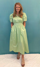 Load image into Gallery viewer, PAINT THE PICTURE DRESS - LIME
