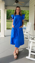 Load image into Gallery viewer, TAKE IT OR LEAVE IT DRESS - ROYAL
