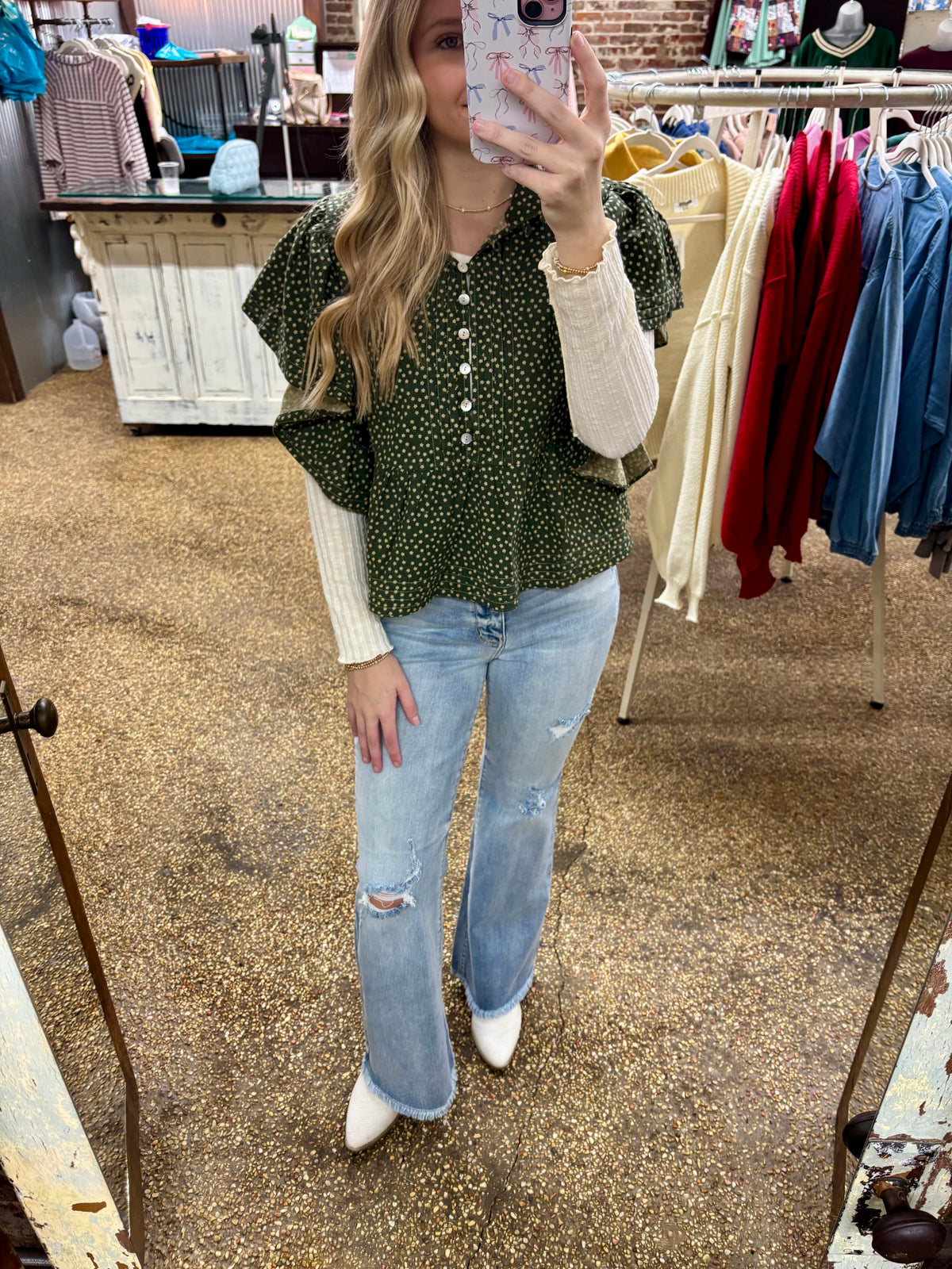 SINCE YOU’VE BEEN GONE TOP - OLIVE