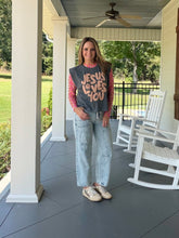 Load image into Gallery viewer, MAKE MY DAY JEANS - LT DENIM W/ PATCHES
