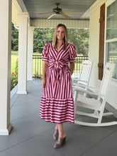 Load image into Gallery viewer, KEEPING UP DRESS - PINK/WINE
