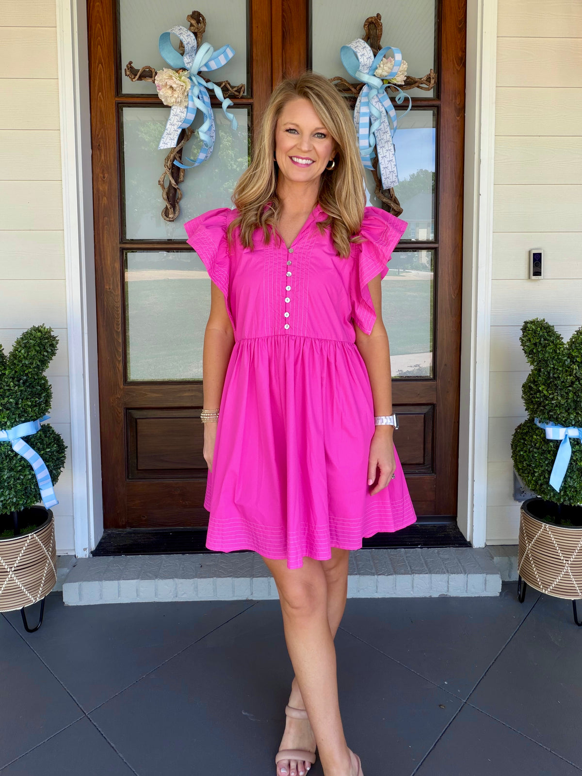 MAYBE SO MAYBE NOT DRESS - PINK