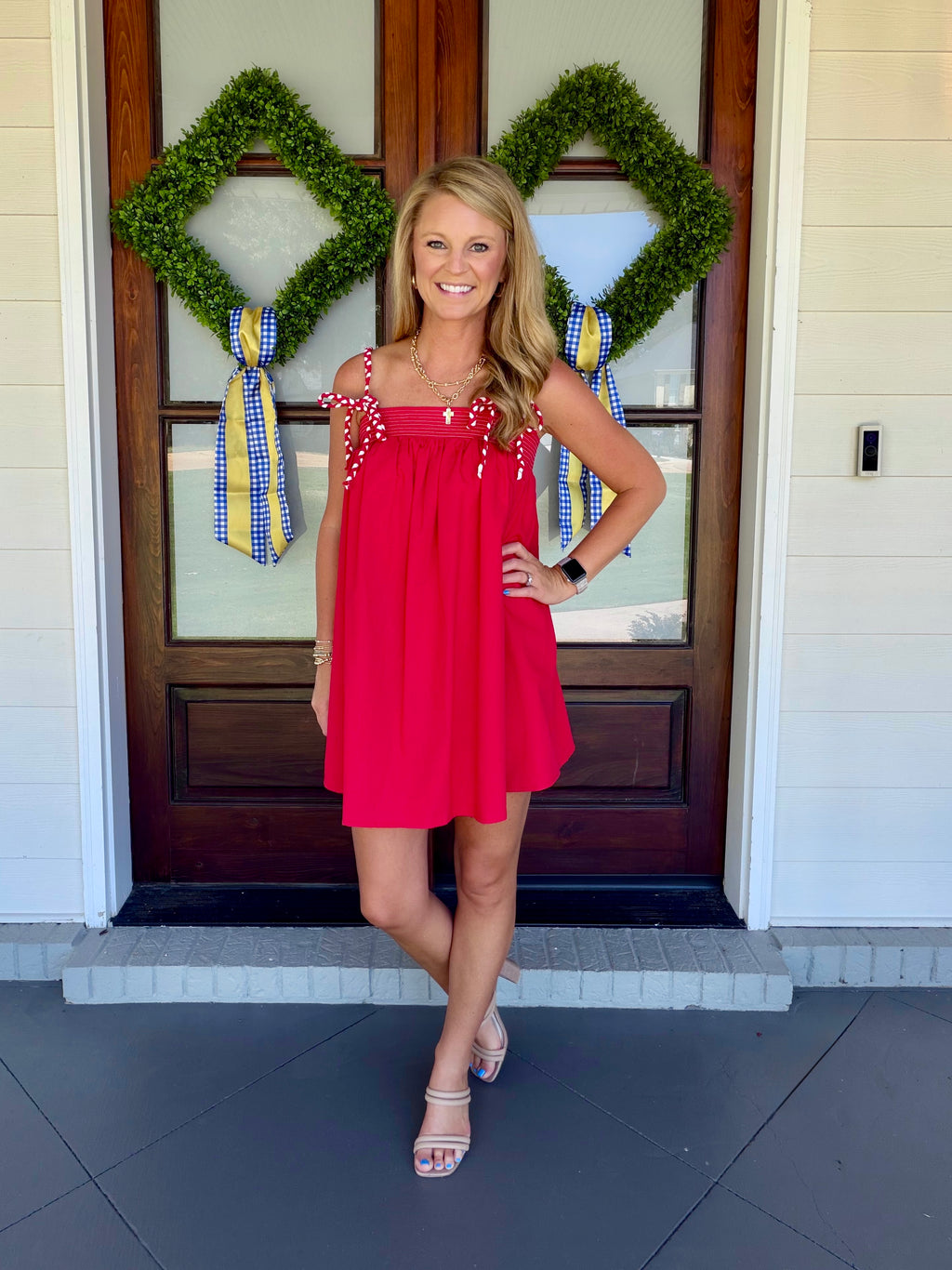 CAN YOU FEEL IT DRESS - RED