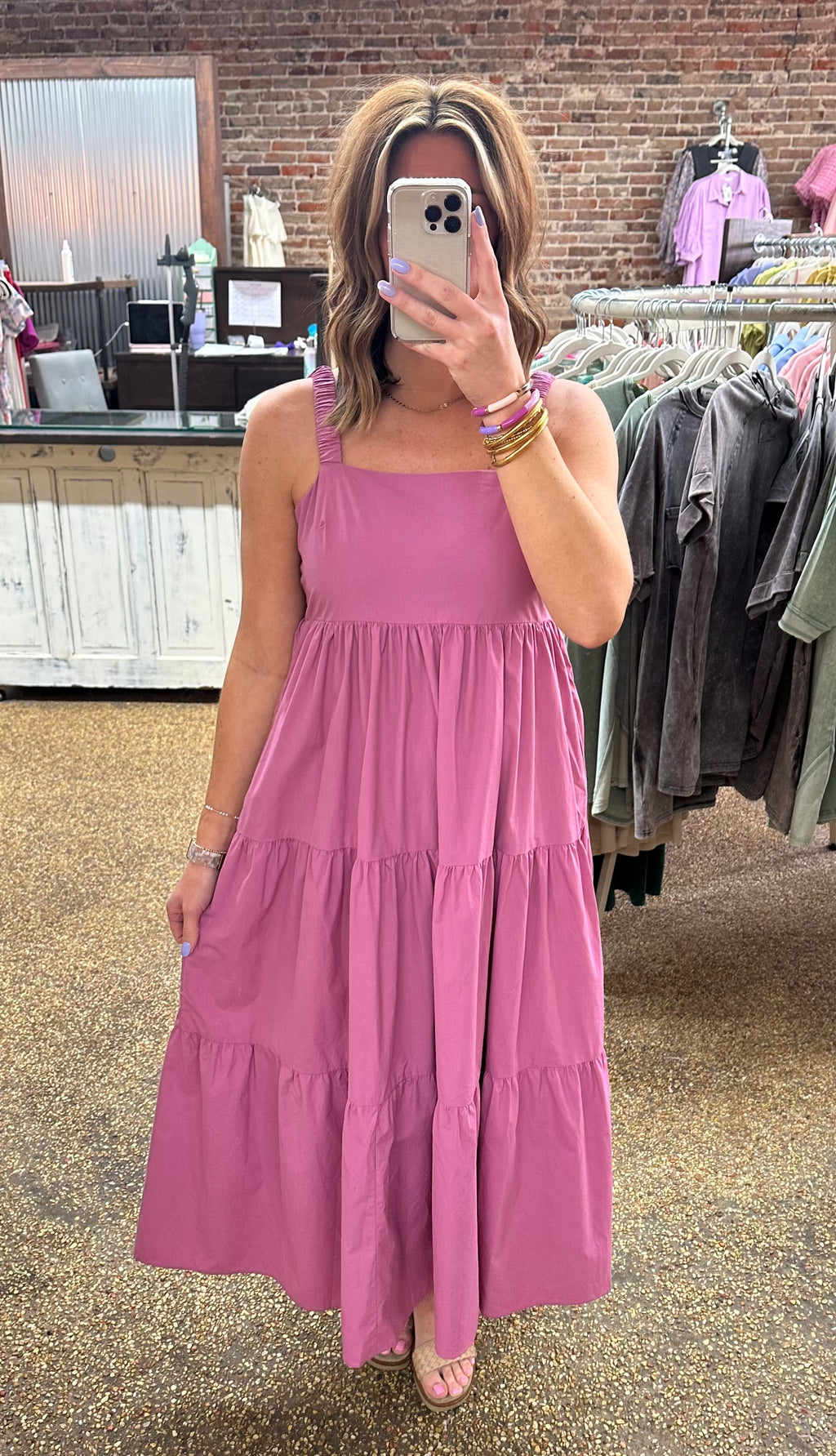RUNNING IN CIRCLES DRESS - ROSE