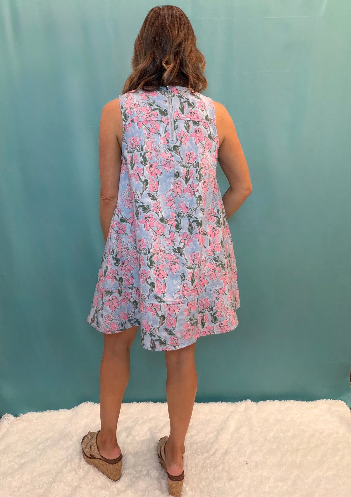 DEPEND ON ME DRESS - DENIM