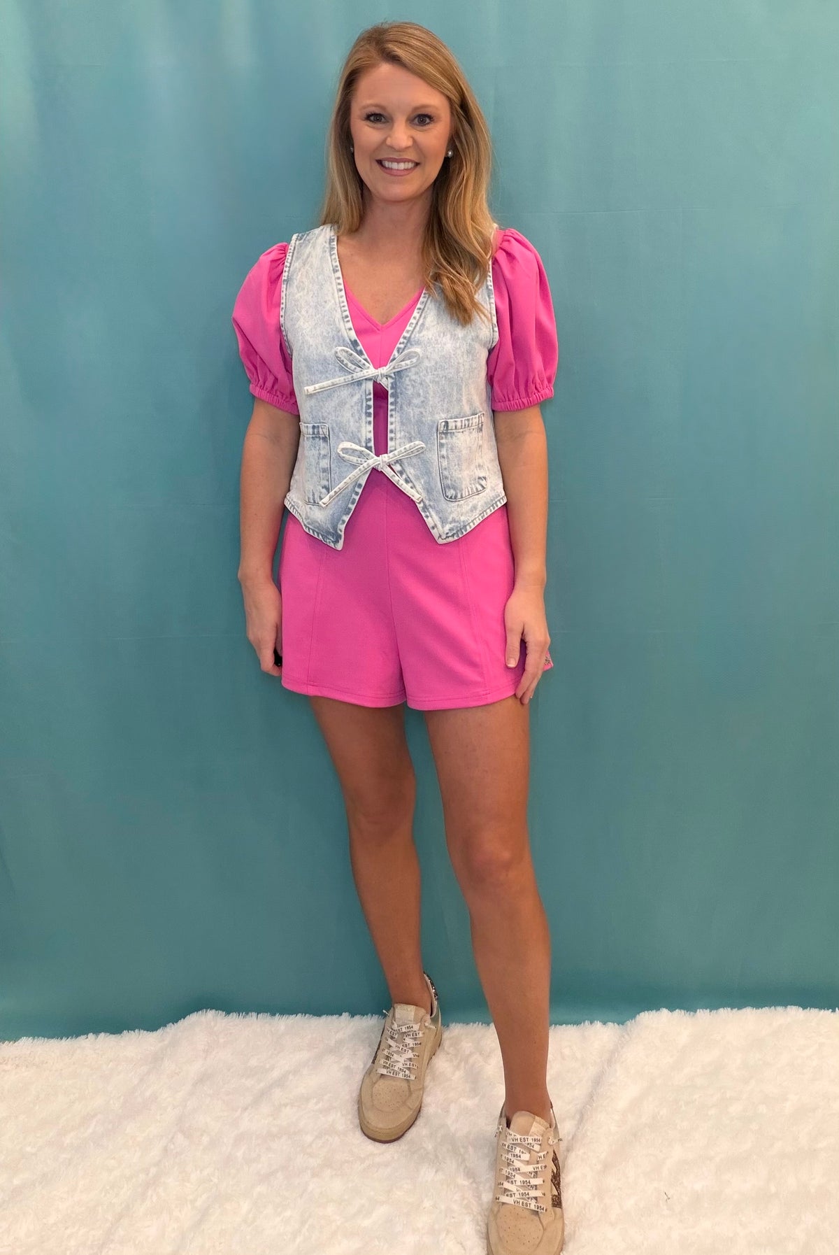GREAT AS IS ROMPER - PINK