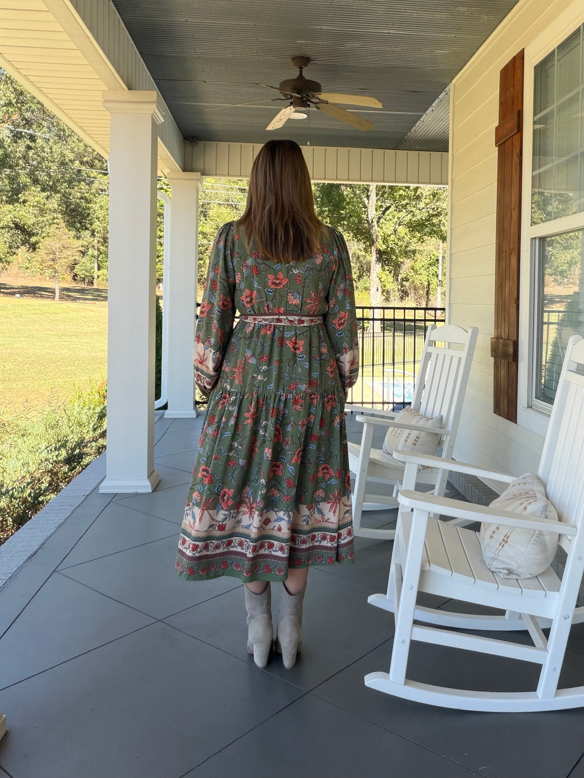 FOR YOUR BEST DRESS - SAGE MULTI