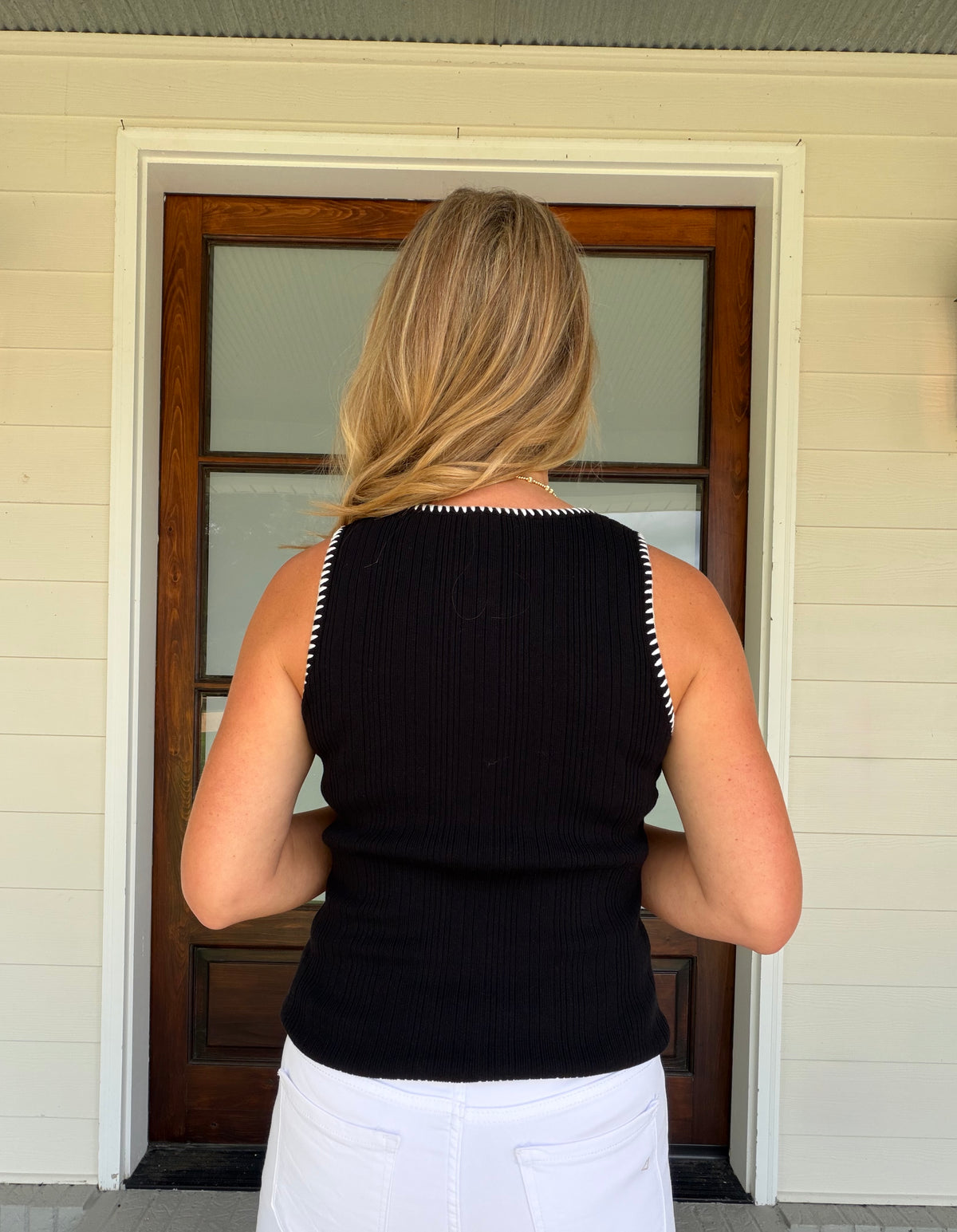 BRING IT BACK TOP - BLACK