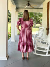 Load image into Gallery viewer, KEEPING UP DRESS - PINK/WINE
