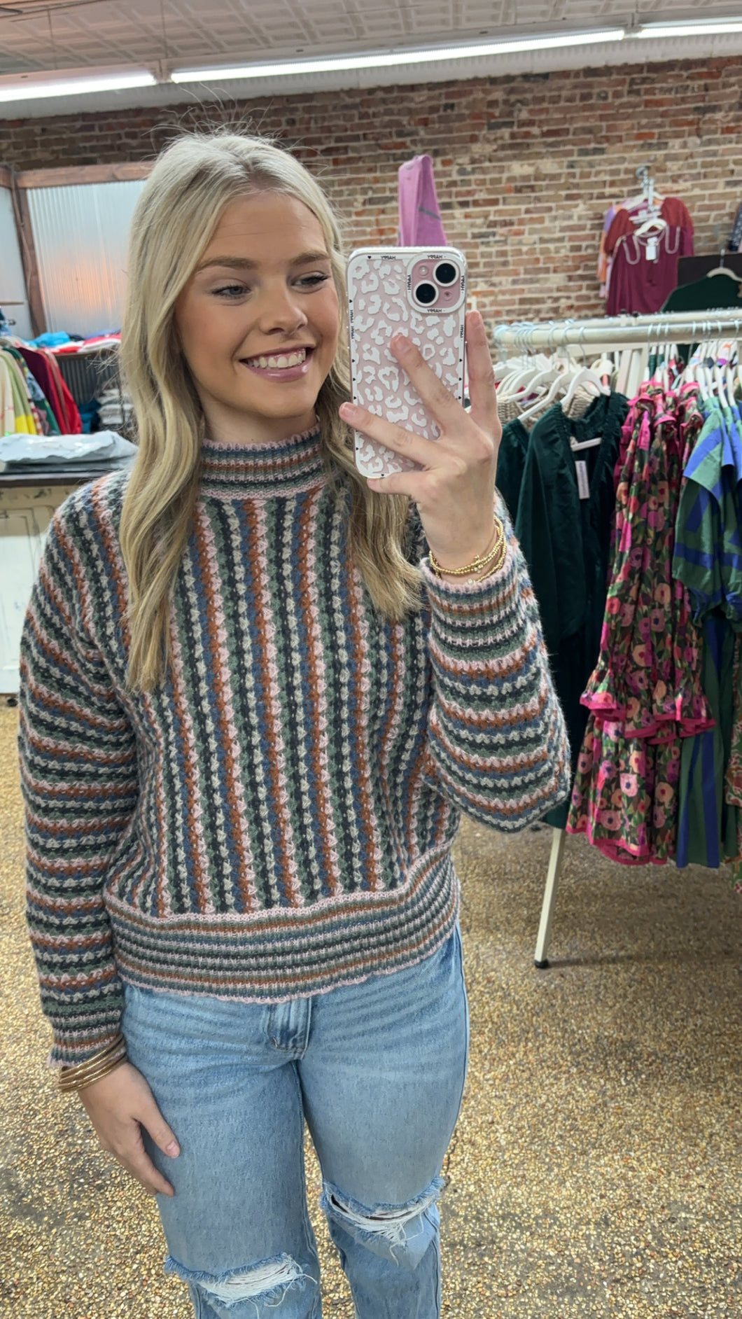 IN THE POWER SWEATER TOP