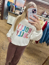 Load image into Gallery viewer, HOLLY JOLLY TOP - WHITE
