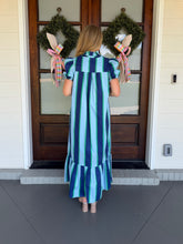 Load image into Gallery viewer, SAY IT AINT SO DRESS - BLUE/GREEN
