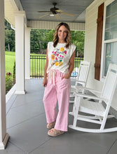 Load image into Gallery viewer, WITH ALL MY LOVE JEANS - PINK STRIPE
