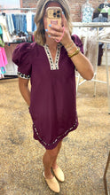 Load image into Gallery viewer, LET ME HEAR YOU DRESS - MAROON
