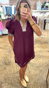 LET ME HEAR YOU DRESS - MAROON