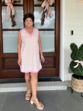 Load image into Gallery viewer, KNOCK ABOUT DRESS. - PINK MIX
