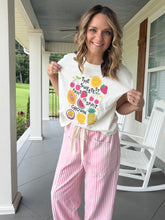 Load image into Gallery viewer, WITH ALL MY LOVE JEANS - PINK STRIPE
