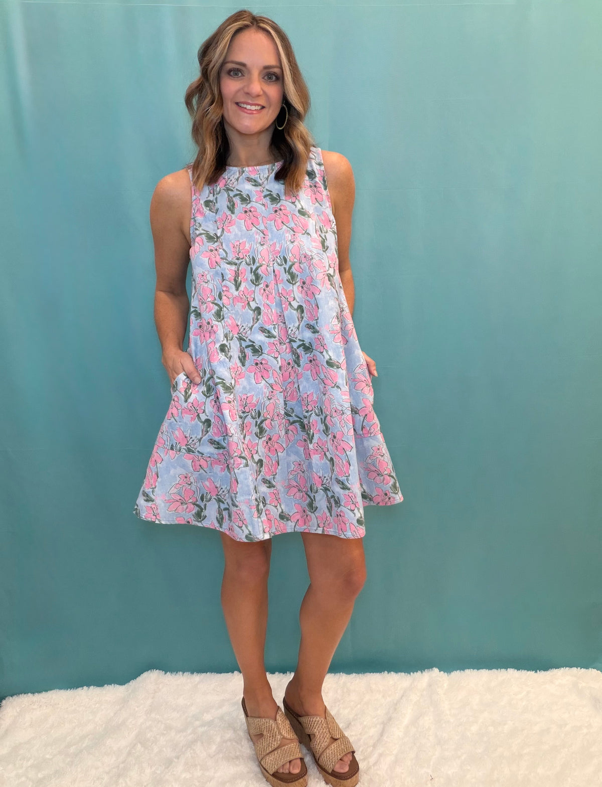 DEPEND ON ME DRESS - DENIM