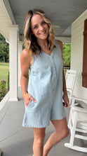 Load image into Gallery viewer, TRY YOUR BEST ROMPER - LT DENIM
