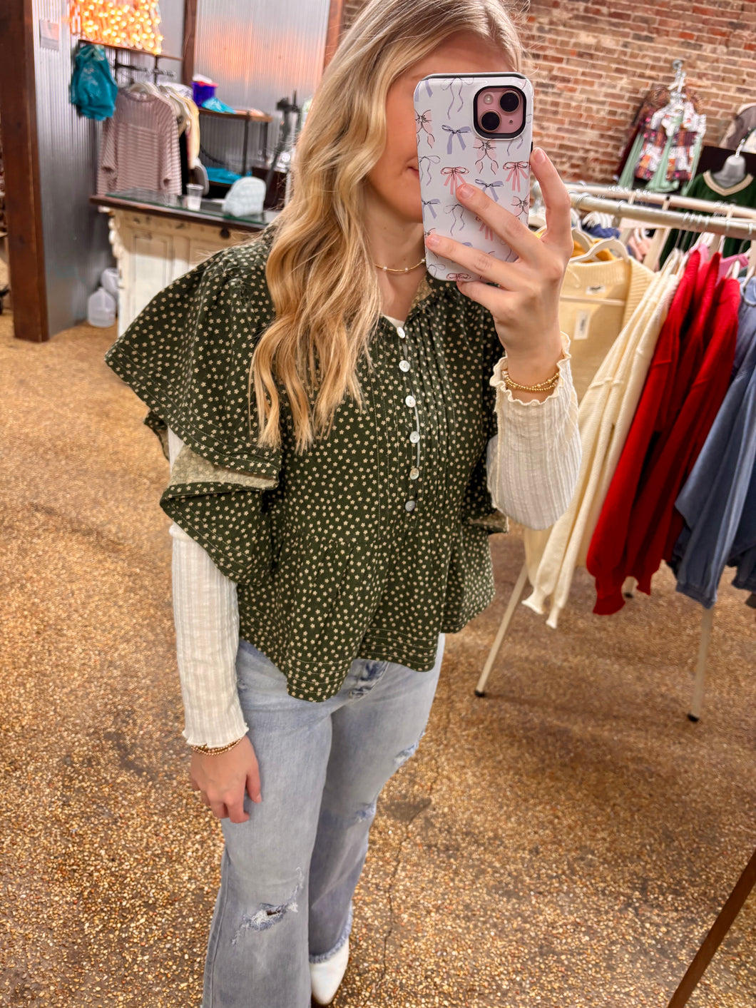 SINCE YOU’VE BEEN GONE TOP - OLIVE