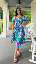 Load image into Gallery viewer, WISH YOU THE BEST DRESS - BLUE MULTI
