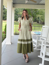 Load image into Gallery viewer, BELIEVE IN YOURSELF DRESS - OLIVE
