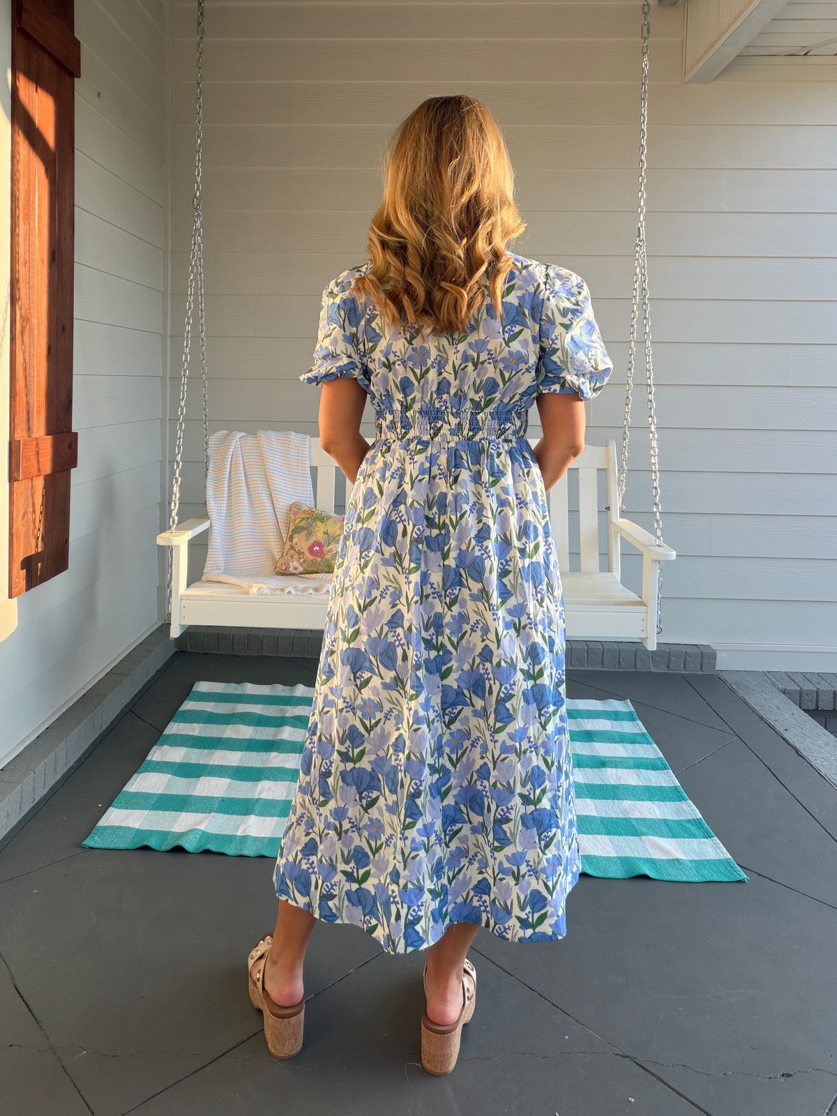 MAKE ME NOTICE DRESS - BLUE