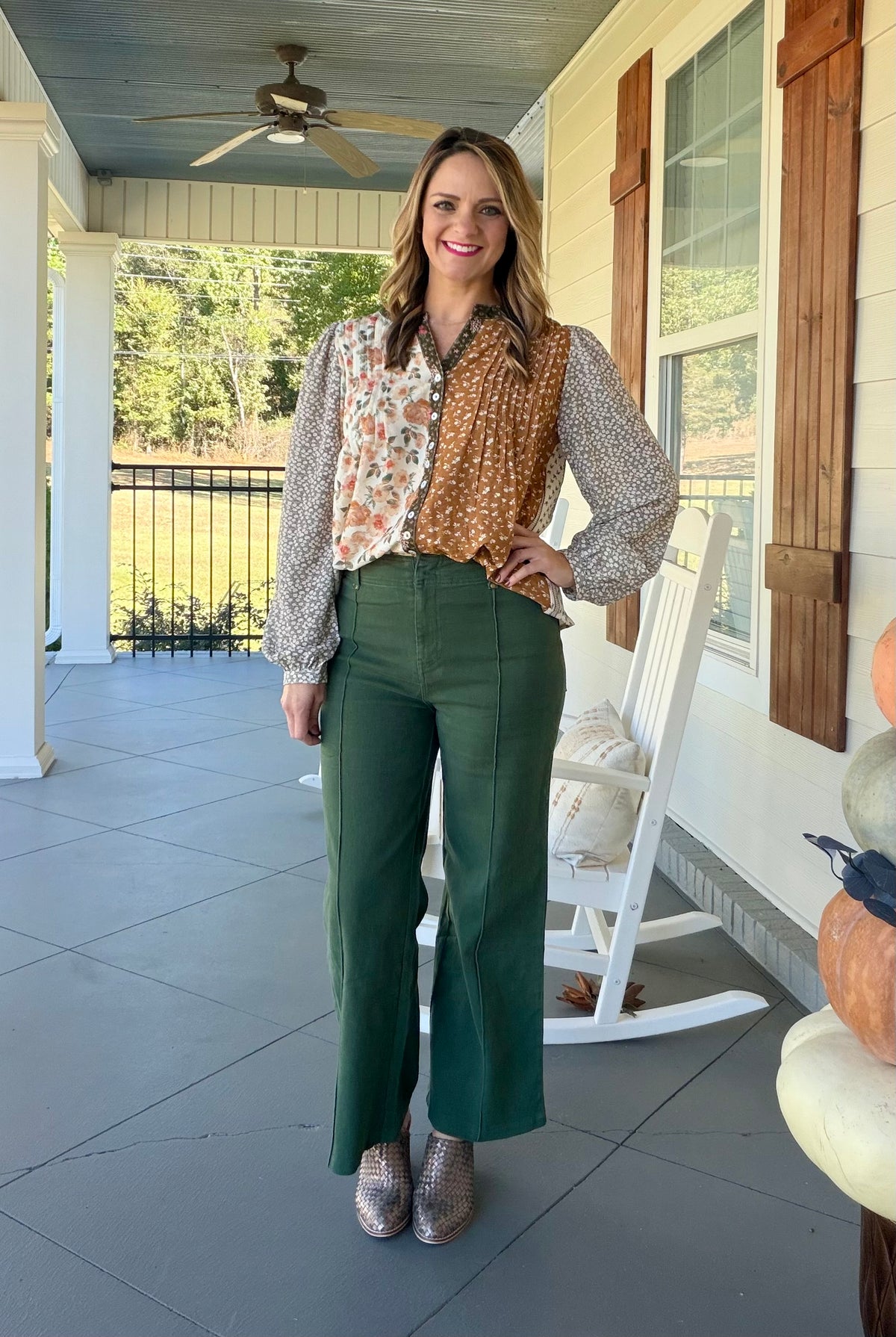 FIXING THE PROBLEM PANTS - HUNTER GREEN