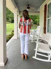 Load image into Gallery viewer, STARS AND STRIPES TOP - GRAY
