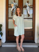 Load image into Gallery viewer, REST ON ME DRESS - LT BLUE
