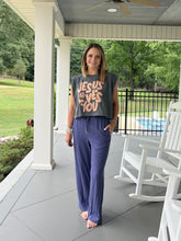 Load image into Gallery viewer, BECAUSE I SAID SO PANTS - LIGHT NAVY
