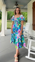Load image into Gallery viewer, WISH YOU THE BEST DRESS - BLUE MULTI
