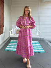 Load image into Gallery viewer, GOOD AS GONE DRESS - MAGENTA
