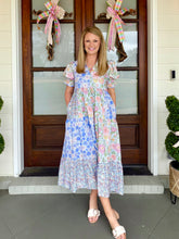 Load image into Gallery viewer, WHAT YOU DOING NOW DRESS - PERIWINKLE MIX
