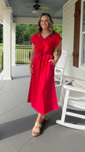 Load image into Gallery viewer, ITS GOING DOWN DRESS - RED

