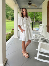 Load image into Gallery viewer, KEEP ON SINGING DRESS - WHITE
